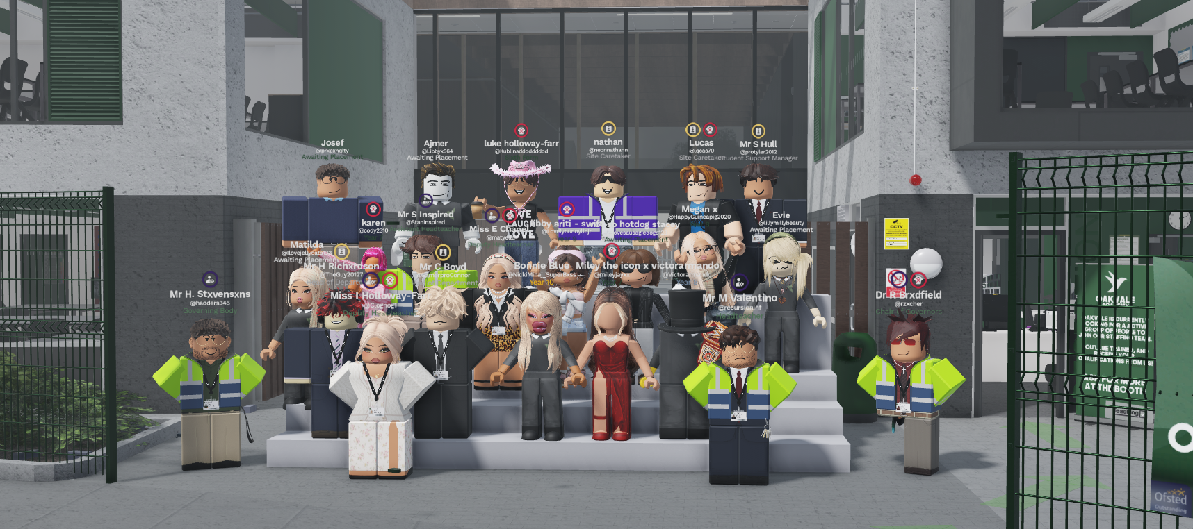 Oakvale Academy Staff and Students